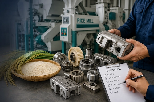 How to Choose the Right Spare Parts for Your Rice Mill
